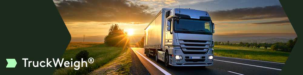 Truckweigh tractor Trailer on Highway